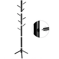 VASAGLE Garderobenständer »RCR004B01«, Kleiderständer, aus Massivholz, 47 x 47 x 175 cm, schwarz -Vasagleau Geschaft b629db69 30a2 4e2d 85a7 461852c82651