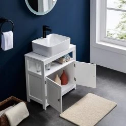 VASAGLE Waschbeckenunterschrank »BBC301W01« Badezimmerschrank, Aufbewahrungsschrank, 60 x 30 x 60 cm, weiß -Vasagleau Geschaft b83679d6 198e 4eb5 a721 ae5cd9d9c3e0