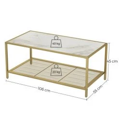 VASAGLE Couchtisch »LGT21G«, Beistelltisch, Glastisch, Sofatisch mit Metallgestell, Hartglas, Ø 84 cm, rund, stabil Gold, Schwarz 47 VASAGLE Couchtisch »LGT21G«, Beistelltisch, Glastisch, Sofatisch mit Metallgestell, Hartglas, Ø 84 cm, rund, stabil Gold, Schwarz -Vasagleau Geschaft bf98c22b 4927 4d52 9371 a78f00adbfd1