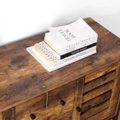 VASAGLE Sideboard »LSC082B01«, Kommode mit 2 Schubladen und Ablage, aus Metallrahmen, Holzoptik, stabil, vintage -Vasagleau Geschaft c0869bd4 7500 4f51 8bb5 c98415e1d540