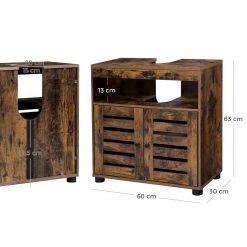 VASAGLE Waschbeckenunterschrank »BBK04BX« Badschrank, Badezimmerschrank, 60 x 30 x 63 cm, vintage -Vasagleau Geschaft c2fabb67 d6a3 4284 8f29 4267d5f0021e