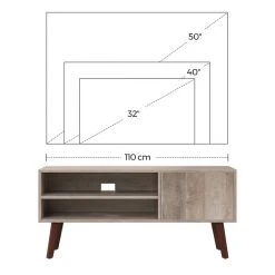 VASAGLE Lowboard »LTV09 LTV120«, Retro TV-Regal, Fernsehtisch, Fernsehschrank, 110/120 x 40 x 49 cm Greige, Vintage, Weiß 44 VASAGLE Lowboard »LTV09 LTV120«, Retro TV-Regal, Fernsehtisch, Fernsehschrank, 110/120 x 40 x 49 cm Greige, Vintage, Weiß -Vasagleau Geschaft c353158a 64ee 465d abf0 ac303b1e5a1d