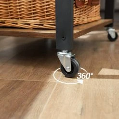 VASAGLE Servierwagen »KKS60XV1«, Küchenwagen, Rollwagen, Standregal mit 3 Regalböden, mit 6 Haken, vintage 12 VASAGLE Servierwagen »KKS60XV1«, Küchenwagen, Rollwagen, Standregal mit 3 Regalböden, mit 6 Haken, vintage -Vasagleau Geschaft c43b6964 8816 4273 a564 b7845a906d09