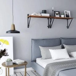 VASAGLE Wandregal »LCR01BX«, Hängeregal, 2er Set, 60 x 20 x 33 cm (L x B x H), Industrie-Design -Vasagleau Geschaft c4e5dfbf a2bc 4b63 b533 dbe6fb01f7df