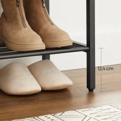 VASAGLE Schuhregal »LBS022B01«, Schuhregal, für 14 Paar Schuhe, erhöhte Seitenkanten, Industriestil, vintage -Vasagleau Geschaft c4fbb889 be9d 41c1 8823 a04d11225e26