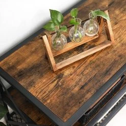 VASAGLE Lowboard »LTV094 / 095B01«, TV-Schrank, Fernsehtisch, TV-Regal, mit Ablagen, Stahlgestell, vintage -Vasagleau Geschaft c6583720 f256 4476 b12b 605c800ea155