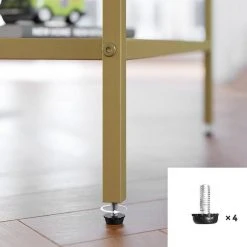 VASAGLE Couchtisch »LGT21G«, Beistelltisch, Glastisch, Sofatisch mit Metallgestell, Hartglas, Ø 84 cm, rund, stabil Gold, Schwarz 46 VASAGLE Couchtisch »LGT21G«, Beistelltisch, Glastisch, Sofatisch mit Metallgestell, Hartglas, Ø 84 cm, rund, stabil Gold, Schwarz -Vasagleau Geschaft c6c59b53 fb2d 49de 8a5c 688339801ba0