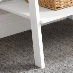 VASAGLE Standregal »LLS200N01 LLS200W01«, Bücherregal, Leiterregal mit 4 Ebenen Natur, Weiß -Vasagleau Geschaft c6e31094 2633 4339 ab2c 5528c1a25160