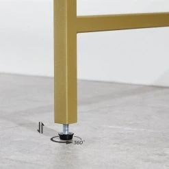 VASAGLE Konsolentisch »LGT025A01«, Beistelltisch mit 2 Ablagen, Hartglas, Metallgestell, für Wohnzimmer, Flur, goldfarben -Vasagleau Geschaft c8b37e72 4e57 4fd5 8f43 3843427c6cf8