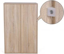 VASAGLE Raumteiler »LBC203 LBC24«, Würfelregal, Bücherschrank, freistehend, als Dekoration, Wohnzimmer, Schlafzimmer, Kinderzimmer Eiche Hell, Weiß, Vintage -Vasagleau Geschaft cc42f921 b1db 481b b63c 028f1e91c6b0