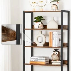 VASAGLE Bücherregal »LSC601B01«, Aufbewahrungsschrank, mit 2 Lamellentüren, 4 Ablagen, vintage 12 VASAGLE Bücherregal »LSC601B01«, Aufbewahrungsschrank, mit 2 Lamellentüren, 4 Ablagen, vintage -Vasagleau Geschaft cd4980c3 a729 43f9 ae69 b71fe0af8a18