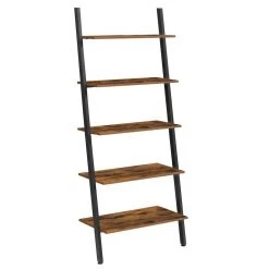 VASAGLE Standregal »LLS46BX«, Leiterregal, Bücherregal mit 5 Ebenen, Wandregal, Wohnzimmer, Küche, stabil, vintage -Vasagleau Geschaft cd4d6757 b088 4387 bf60 1bb3d2624763