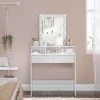 VASAGLE Schminktisch »RDT114W01«, Frisiertisch,Kosmetiktisch mit Spiegel und Glühbirnen, mit 2 Schubladen,weiß 1 VASAGLE Schminktisch »RDT114W01«, Frisiertisch,Kosmetiktisch mit Spiegel und Glühbirnen, mit 2 Schubladen,weiß -Vasagleau Geschaft cf2799d1 404e 49c3 a552 dff6fefd39a1