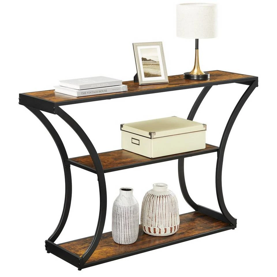 VASAGLE Konsolentisch »LNT089B01«, Flurtisch, verlängerte Tischplatte, Wohnzimmer, Flur, Schlafzimmer, vintage 11 VASAGLE Konsolentisch »LNT089B01«, Flurtisch, verlängerte Tischplatte, Wohnzimmer, Flur, Schlafzimmer, vintage – Bild 9