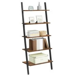 VASAGLE Standregal »LLS46BX«, Leiterregal, Bücherregal mit 5 Ebenen, Wandregal, Wohnzimmer, Küche, stabil, vintage -Vasagleau Geschaft d1289da3 cc8c 48ed 9dec 6d7b8f210fce