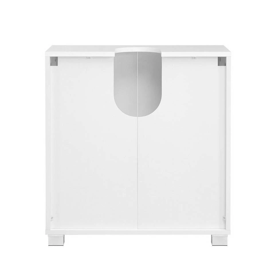 VASAGLE Waschbeckenunterschrank »BBK110W01« Badezimmerschrank mit Doppeltür, 60 x 30 x 63 cm, weiß 12 VASAGLE Waschbeckenunterschrank »BBK110W01« Badezimmerschrank mit Doppeltür, 60 x 30 x 63 cm, weiß – Bild 10