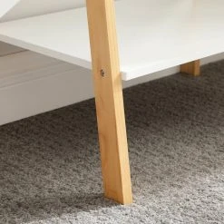 VASAGLE Standregal »LLS200N01 LLS200W01«, Bücherregal, Leiterregal mit 4 Ebenen Natur, Weiß -Vasagleau Geschaft d4d5dd3b 27d5 4f76 9fb4 21508fa40a10