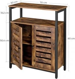 VASAGLE Sideboard »LSC76BX«, Sideboard, Küchenschrank, vintage -Vasagleau Geschaft d5b540e7 3bd5 43f5 9ef9 7004441acea6