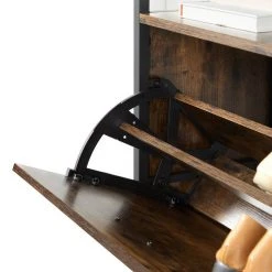 VASAGLE Schuhschrank »LBS101B01« Schuhregal, mit 3 Klappen, Schuhablage, für 15-18 Paar Schuhe, vintage -Vasagleau Geschaft d5e3d078 c82d 4df2 ba5e ad10a527e8ba