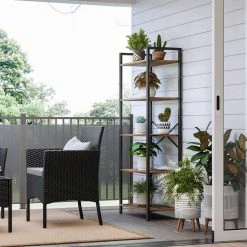 VASAGLE Bücherregal »LLS061B01 LLS60BX LLS060B02 LLS062B01«, Standregal, Stahlgestell, Büro und Flur, Industrie-Design Greige-schwarz, Vintage -Vasagleau Geschaft d74187dd 8ef9 4e73 8746 be06c8739302