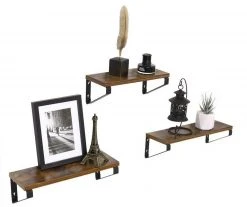 VASAGLE Wandregal »LWS33BX«, Schweberegal, Hängeregal, 3er Set, vintage -Vasagleau Geschaft d8ec35e1 e0f7 42b0 8014 d7f4c058180f