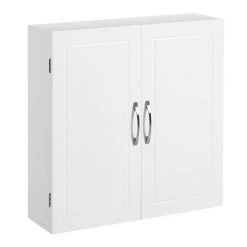 VASAGLE Hängeschrank »BBC320W01« Badezimmerschrank Wandschrank Aufbewahrungsschrank mattweiß