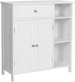 VASAGLE Kommode »BBC142W01«, Sideboard Badezimmerschrank, Badschrank, weiß