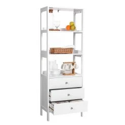 VASAGLE Badkommode »BBC163W01«, Badezimmerschrank, Badschrank, mattweiß -Vasagleau Geschaft dcd716c9 6ab4 4f98 a1aa 0e223a4dd814