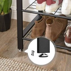 VASAGLE Garderobenständer »HSR41«, Kleiderständer mit Schuhablagen, vintage Grau, Walnussbraun -Vasagleau Geschaft e304594a 37ed 4496 8d09 f08178cd347e