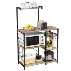 VASAGLE Standregal »KKS035/35«, Küchenregal mit Metallkorb, 6 S-Haken und Regalablagen, 90 x 40 x 132 cm, Industrie-Design Haselnussbraun-schwarz, Greige-schwarz, Vintage 52 VASAGLE Standregal »KKS035/35«, Küchenregal mit Metallkorb, 6 S-Haken und Regalablagen, 90 x 40 x 132 cm, Industrie-Design Haselnussbraun-schwarz, Greige-schwarz, Vintage -Vasagleau Geschaft e442a336 b7f2 45bd 84af e18da2d5fa48