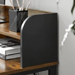 VASAGLE Computertisch »LWD066B01«, Schreibtisch mit Monitorständer, 3-stöckiger Rollwagen, Stahlrahmen, Industriestil, vintage -Vasagleau Geschaft e52e45b6 77d1 46e2 b66b 6119e62c27f2