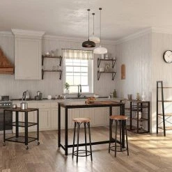 VASAGLE Wandregal »LCR01BX«, Hängeregal, 2er Set, 60 x 20 x 33 cm (L x B x H), Industrie-Design -Vasagleau Geschaft e917a857 5ace 4892 83cb 8ccc6607b456