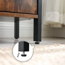 VASAGLE Bücherregal »LBC022B01«, Standregal mit 4 offenen Regalebenen, Küche, Büro, Stahlgestell, Industrie-Design, vintage -Vasagleau Geschaft ec70da2f 9153 4dd8 9e6b cb040da4691c