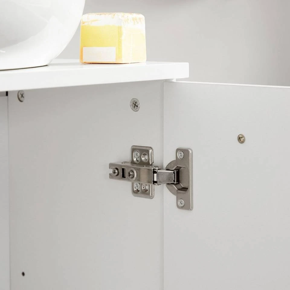 VASAGLE Waschbeckenunterschrank »BBK110W01« Badezimmerschrank mit Doppeltür, 60 x 30 x 63 cm, weiß 11 VASAGLE Waschbeckenunterschrank »BBK110W01« Badezimmerschrank mit Doppeltür, 60 x 30 x 63 cm, weiß – Bild 9