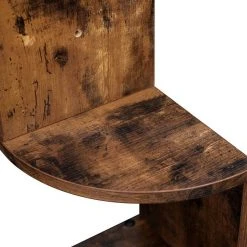 VASAGLE Bücherregal »LBC20BX LBC20WT LBC20BY LBC20BK LBC020M01«, Eckregal, Wandregal mit 5 Ablagen, Schlafzimmer, Wohnzimmer, weiß Grau, Nussbaumfarben, Schwarz, Vintage, Weiß -Vasagleau Geschaft ef3581e9 ff29 420b 9107 694af974a754