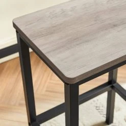 VASAGLE Barhocker »LBC65X LBC065B02«, 2er Set Barstühle, für Küche, Wohnzimmer, Esszimmer, Industrie-Design Greige, Vintage -Vasagleau Geschaft f09a80d8 e354 4957 aadc 45e6fc408887