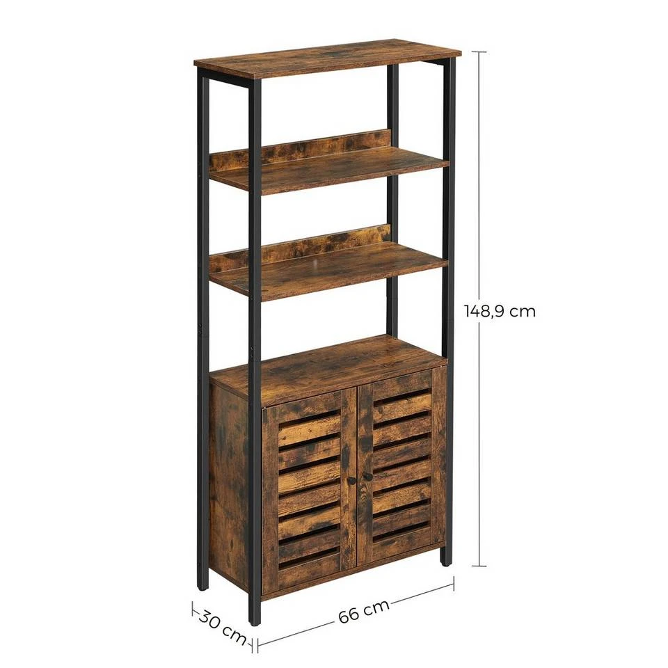 VASAGLE Bücherregal »LBC029B01«, Bücherschrank, Aufbewahrungsschrank, Schlafzimmer, 66 x 30 x 148,9 cm, vintage 11 VASAGLE Bücherregal »LBC029B01«, Bücherschrank, Aufbewahrungsschrank, Schlafzimmer, 66 x 30 x 148,9 cm, vintage – Bild 9