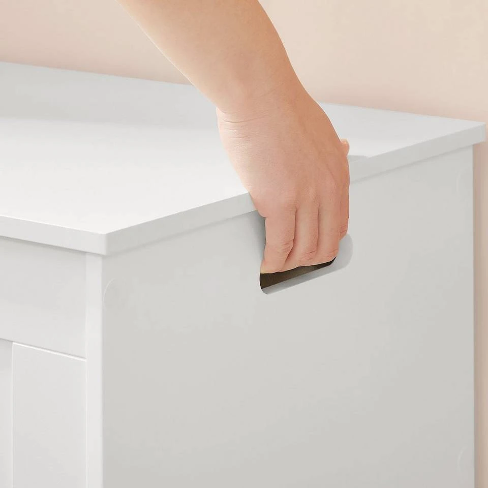 VASAGLE Spielzeugtruhe »LHS11WT«, Spielzeugkiste, Sitztruhe, Sitzbank, großer Kapazität, 2 Sicherheitsscharniere, 76 x 40 x 48 cm (L x B x H) 6 VASAGLE Spielzeugtruhe »LHS11WT«, Spielzeugkiste, Sitztruhe, Sitzbank, großer Kapazität, 2 Sicherheitsscharniere, 76 x 40 x 48 cm (L x B x H) – Bild 6