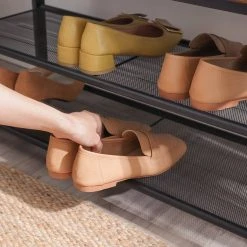 VASAGLE Schuhbank »LBS73 LBS74 LBS078«, Schuhregal mit Sitzfläche, Schuhablage, Flur, verschiedene Größen, vintage Grau -Vasagleau Geschaft f80afa5a 4451 4c15 8937 802c08bc0959