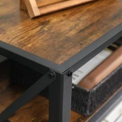 VASAGLE Lowboard »LTV094 / 095B01«, TV-Schrank, Fernsehtisch, TV-Regal, mit Ablagen, Stahlgestell, vintage -Vasagleau Geschaft fab637f5 3b9d 4e2e 9127 d335e912339f