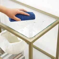 VASAGLE Konsolentisch »LGT27G LGT024A01«, Beistelltisch Sofatisch, 3 Ebenen, Ablagen aus Hartglas, goldfarben 36 VASAGLE Konsolentisch »LGT27G LGT024A01«, Beistelltisch Sofatisch, 3 Ebenen, Ablagen aus Hartglas, goldfarben -Vasagleau Geschaft fced299f b09d 4014 b6f3 2afc9da000e8