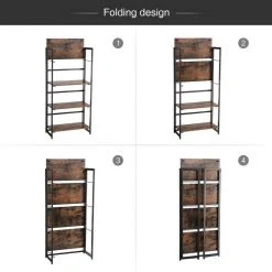 VASAGLE Standregal »LLS66X LLS88X«, Standregal, Bücherregal, Klappregal, vintage 29 VASAGLE Standregal »LLS66X LLS88X«, Standregal, Bücherregal, Klappregal, vintage -Vasagleau Geschaft fded3b8a bbbe 4d23 a310 4bbdc64b1c20