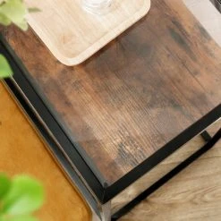 VASAGLE Konsolentisch »LNT11BX«, Konsolentisch im Industrie Design, Glastisch, vintage -Vasagleau Geschaft fe538d05 a3ec 4332 abf0 0bbdcf588f83